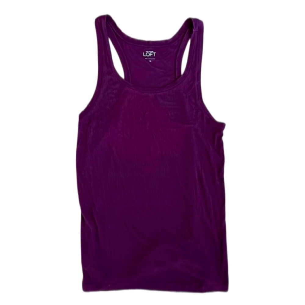 WOMENS EXTRA LARGE PURPLE TANK LOFT LOOSE FIT